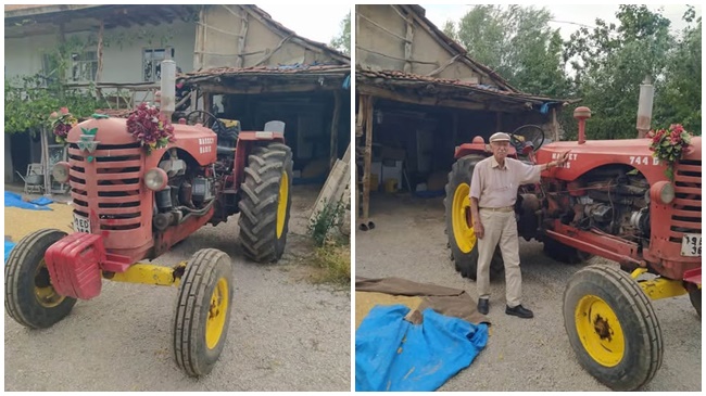 1950 MODEL TRAKTÖR ZAMANA MEYDAN OKUYOR