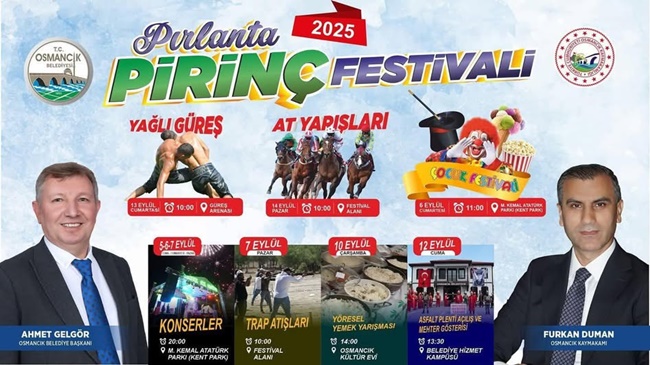 OSMANCIK’TA PİRİNÇ FESTİVALİ!
