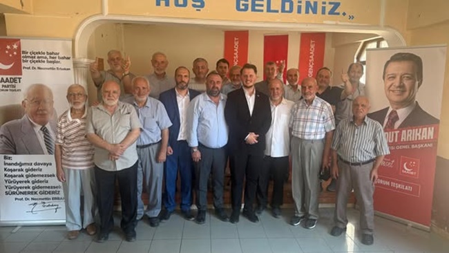 OSMANCIK SAADET PARTİSİ’NDE  MUSTAFA TEMİZKAN DÖNEMİ!