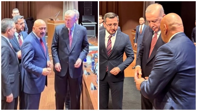 İSBİR, ORTAKÖY’ÜN SORUNLARINI  CUMHURBAŞKANI ERDOĞAN’A TAŞIDI