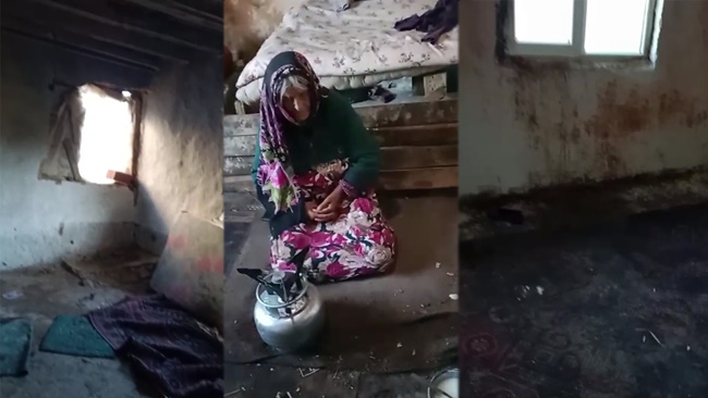 YAŞLI KADININ İÇLER ACISI HALİ!