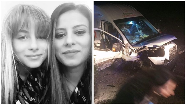 FECÄ° KAZADA ANNE VE  KIZI HAYATINI KAYBETTÄ°