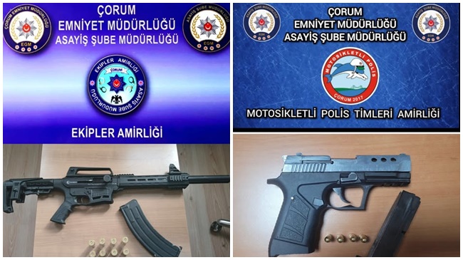 ÇORUM POLİSİ SUÇLULARA GÖZ AÇTIRMADI
