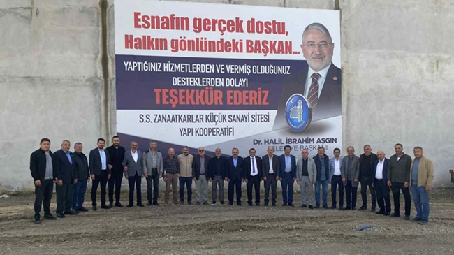 ESNAFTAN BAŞKAN AŞGIN’A GÖNÜLDEN TEŞEKKÜR!
