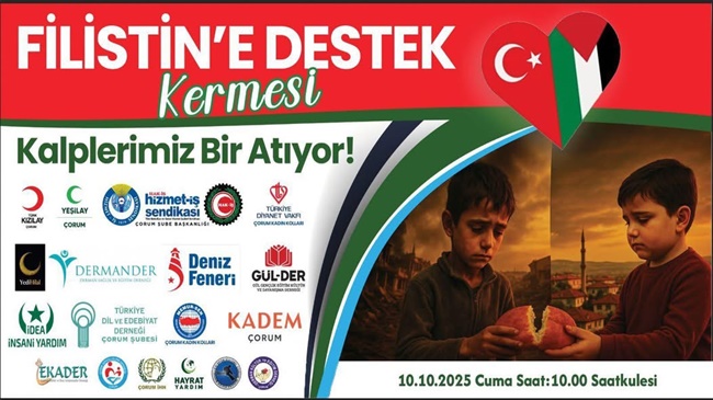 FİLİSTİN’E DESTEK KERMESİ!