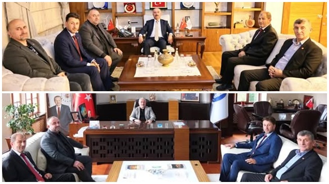 SAADET'TEN, VALİ VE BAŞKAN'A ZİYARET