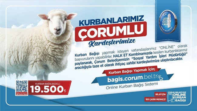 KURBANLARIMIZ ÇORUMLU KARDEŞLERİMİZE!