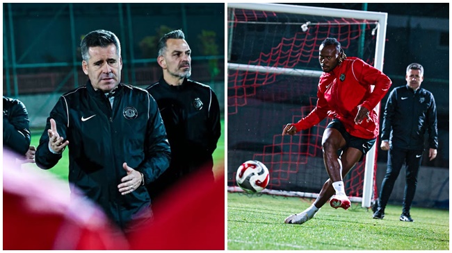 ÇORUM FK’DA EROĞLU İLK ANTRENMANINA ÇIKTI