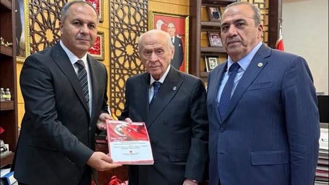 BAHÇELİ’YE RAPOR SUNDULAR