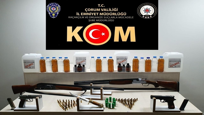 KAÃ‡AK Ä°Ã‡KÄ° VE RUHSATSIZ SÄ°LAH ELE GEÃ‡Ä°RÄ°LDÄ°