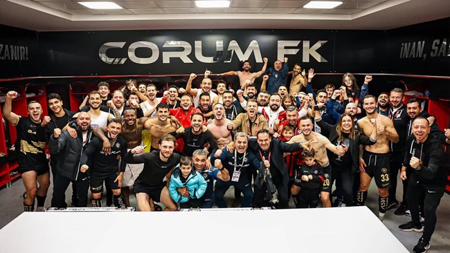 ÇORUM FK, 3 PUANI 3 GOLLE ALDI