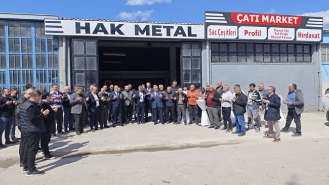 HAK METAL MARKET HİZMETE AÇILDI