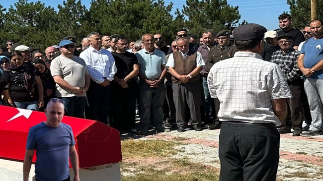 UZMAN ÇAVUŞA HÜZÜNLÜ VEDA