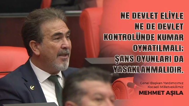 ÅžANS OYUNLARI DA YASAKLANMALI