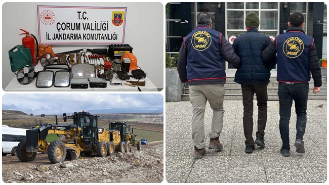 Ã–ZEL Ä°DARE Ä°Åž MAKÄ°NESÄ°NDEN  YAKIT Ã‡ALAN ÅžAHIS YAKALANDI