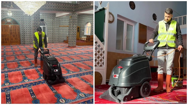 SUNGURLU BELEDİYESİ, CAMİLERİ PIRIL PIRIL YAPIYOR