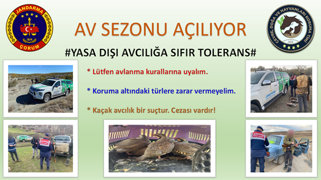 KAÇAK AVA SIFIR TOLERANS!