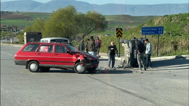ÇORUM’DA KORKUTAN KAZA!