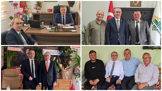 Ã‡Ã–PHÃœSEYÄ°NOÄžLU, CHPâ€™LÄ° BAÅžKANLARI KUTLADI
