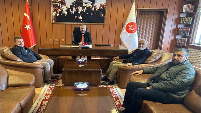 ÇERİKCİ’DEN, İL MÜFTÜSÜ  YILDIRIM’A TAZİYE ZİYARETİ!