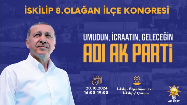 AK PARTÄ°â€™DE HAFTASONU 4 Ä°LÃ‡E KONGRESÄ° VAR