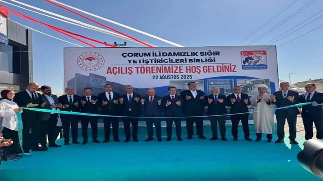 DAMIZLIK BİRLİĞİ HİZMET BİNASINI  BAKAN YUMAKLI HİZMETE AÇTI