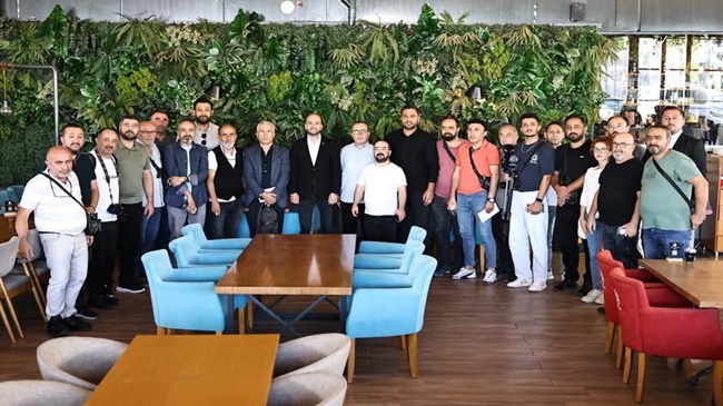 ÇORUM FK BAŞKANI BASINLA BULUŞTU