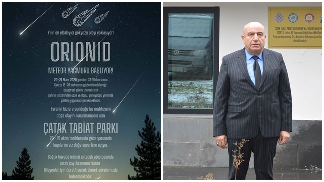 ÇATAK TABİAT PARKI’NDA GÖKYÜZÜ ŞÖLENİ!