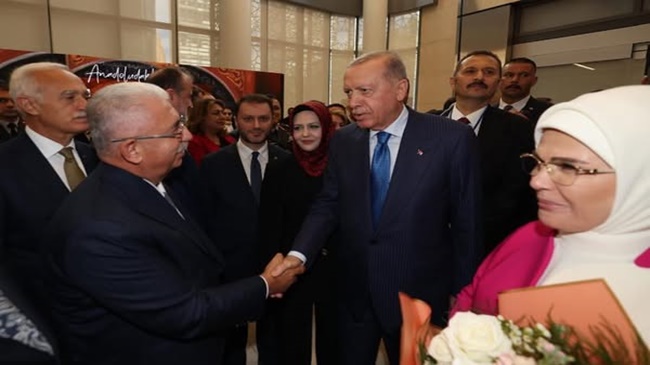 AHLATCI, CUMHURBAŞKANI  ERDOĞAN İLE AMERİKA'DA!