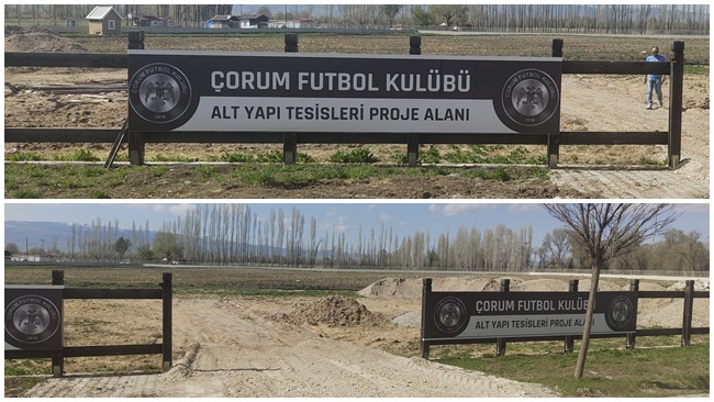 ÇORUM FK, ALTYAPI TESİSİ İÇİN İLK ADIM ATILDI!