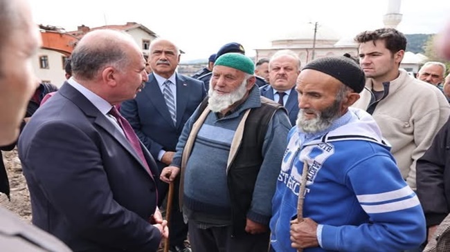 VALİ ÇALGAN’DAN YANGINZEDELERE MORAL!