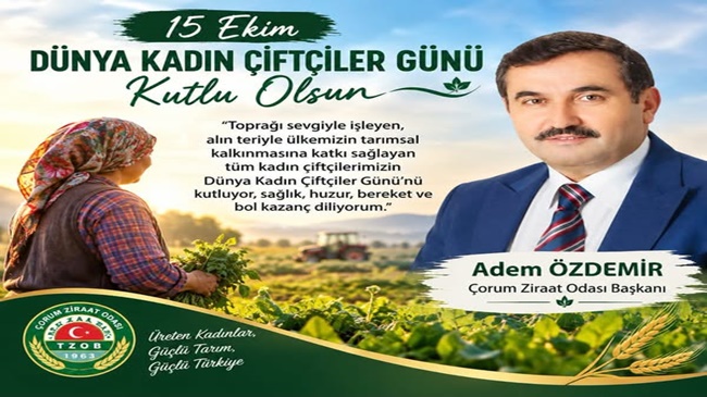 ÖZDEMİR: ÜRETEN, EMEK VEREN KADIN ÇİFTÇİLERİMİZ TARIMIN GÜCÜDÜR