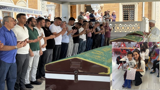 ÇORUM’DA ACI VEDA! ANNE VE OĞLU SON YOLCULUĞA UĞURLANDI