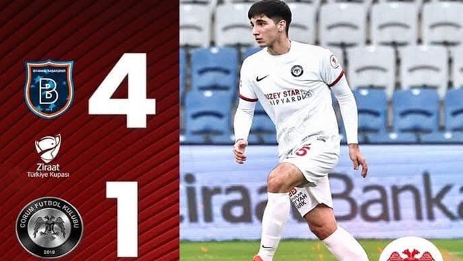 ÇORUM FK, KUPADA BAŞAKŞEHİR’E FARKLI KAYBETTİ
