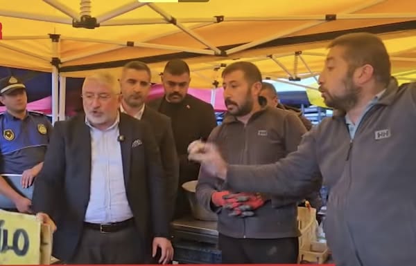 AŞGIN İLE PAZARCILAR ARASINDA TARTIŞMA!