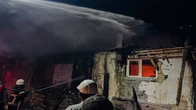 KÖYDE FACİA SON ANDA ÖNLENDİ