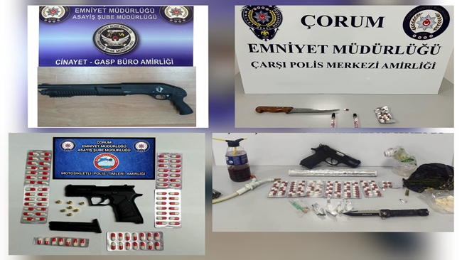 Ã‡ORUM POLÄ°SÄ°NDEN â€œÅžOKâ€ DENETÄ°M!