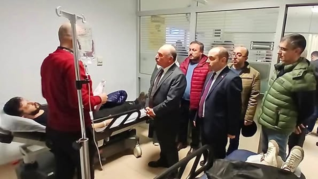 VALİ'DEN YARALI KOMUTANLARA  “GEÇMİŞ OLSUN” ZİYARETİ!