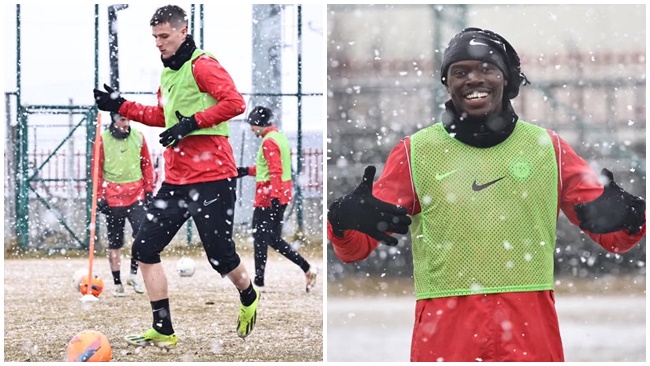 ÇORUM FK, “KAR”DA ÇALIŞTI