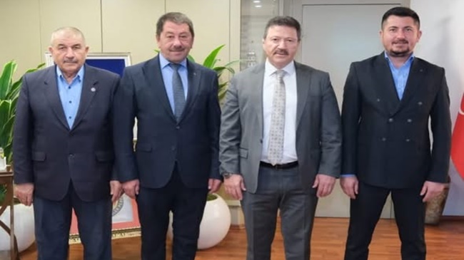 TAHSİN ŞAHİN, YİĞİNER’E ŞOFÖR  ESNAFININ TALEPLERİNİ İLETTİ
