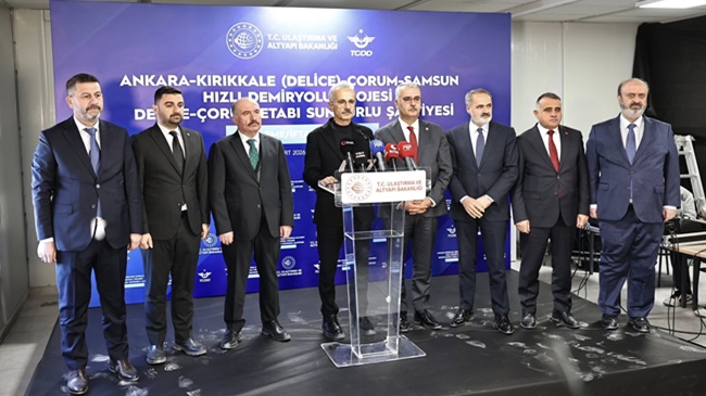 HIZLI TREN HATTINDA FİZİKİ  İLERLEME % 23 SEVİYESİNDE