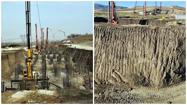 DEMİRYOLU İNŞAATI DEVAM EDİYOR