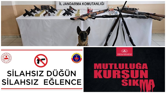 DÜĞÜNLERDE SİLAHA İZİN YOK!