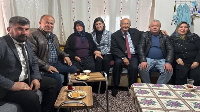 CHP’DEN ŞEHİT AİLELERİNE ZİYARET!