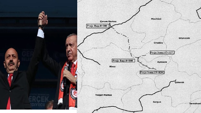 ORTAKÖY DOĞALGAZ HATTI  İÇİN KAMULAŞTIRMA KARARI