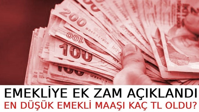 EMEKLÄ°YE EK ZAM