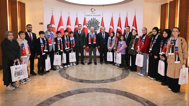 ÇORUM’DAN GAZZE’YE UMUT MEKTUPLARI!
