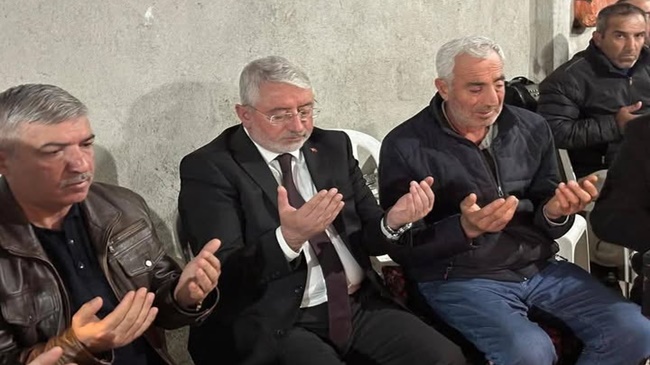 BAŞKAN AŞGIN, ŞEHİT AİLESİNİ YALNIZ BIRAKMADI