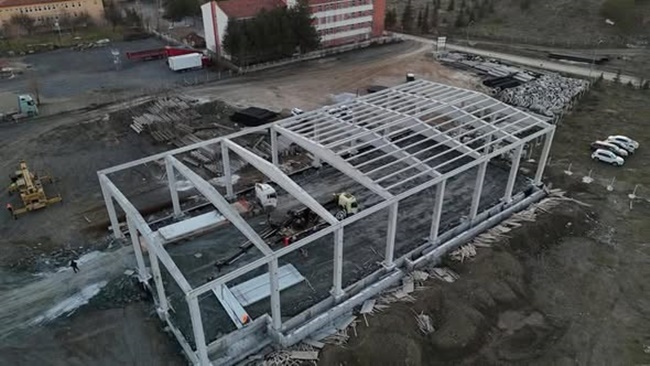 SURGURLU HALK EKMEK  FABRİKASI HIZLA YÜKSELİYOR