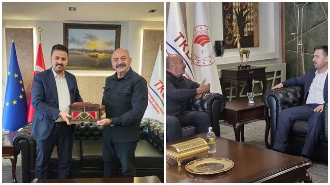 İSBİR’DEN TKDK BAŞKANI ANTALYALI’YA ZİYARET